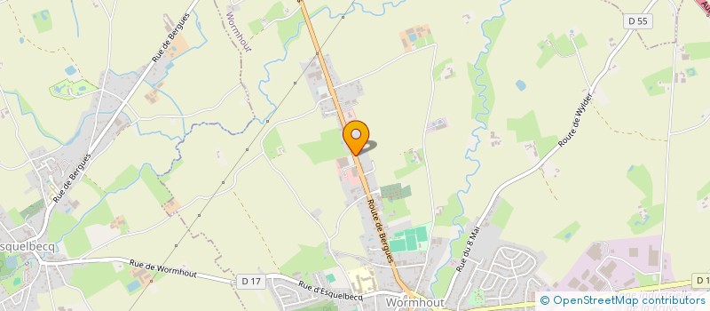 localisation de l'entreprise MONSIEUR CHRISTOPHE PLESSIET  ZEGERSCAPPEL