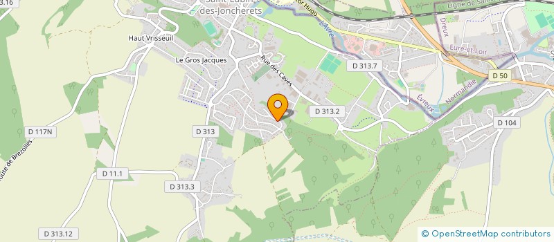 localisation de l'entreprise MONSIEUR CHRISTOPHE PLESSIS à SAINT-LUBIN-DES-JONCHERETS