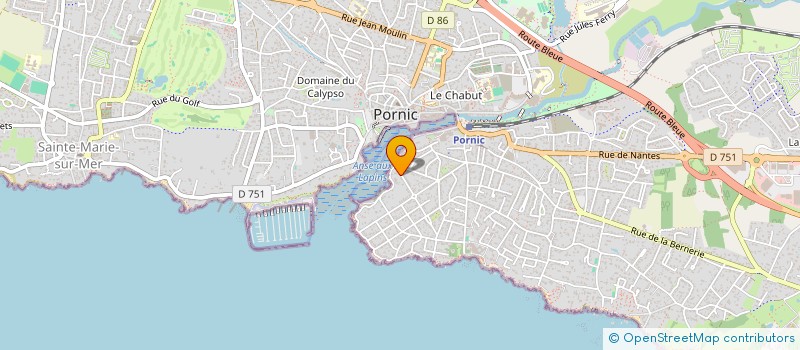 localisation de l'entreprise MONSIEUR CHRISTOPHE PLESSY  PORNIC