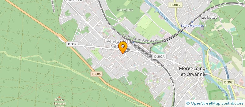 localisation de l'entreprise MONSIEUR CHRISTOPHE PLOMION  MORET-LOING-ET-ORVANNE