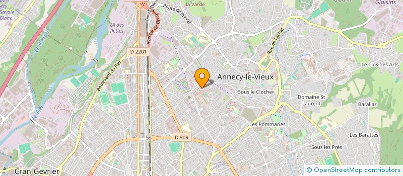 localisation de l'entreprise MONSIEUR CHRISTOPHE PLOTHIER  ANNECY