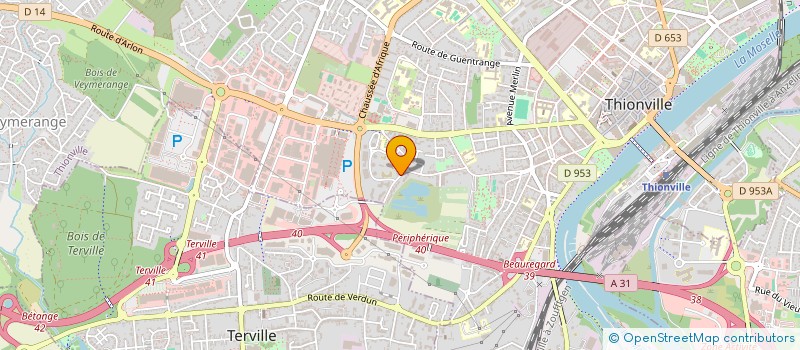 localisation de l'entreprise MONSIEUR CHRISTOPHE POETZ à THIONVILLE