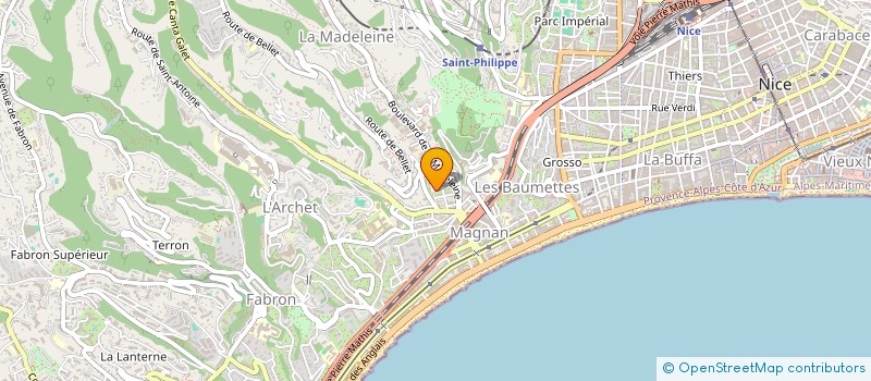 localisation de l'entreprise MONSIEUR CHRISTOPHE POIRIER  NICE