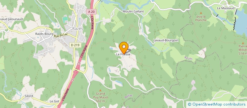 localisation de l'entreprise MONSIEUR CHRISTOPHE POIRIER à RAZES