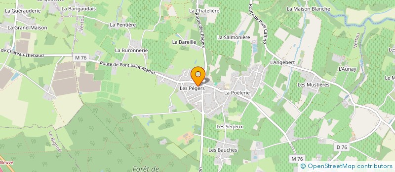 localisation de l'entreprise MONSIEUR CHRISTOPHE POISSENOT à VERTOU