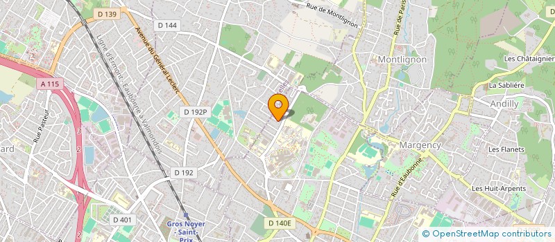 localisation de l'entreprise MONSIEUR CHRISTOPHE POISSONNIER à EAUBONNE