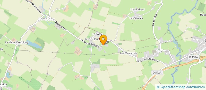 localisation de l'entreprise MONSIEUR CHRISTOPHE POITEVIN  AGY