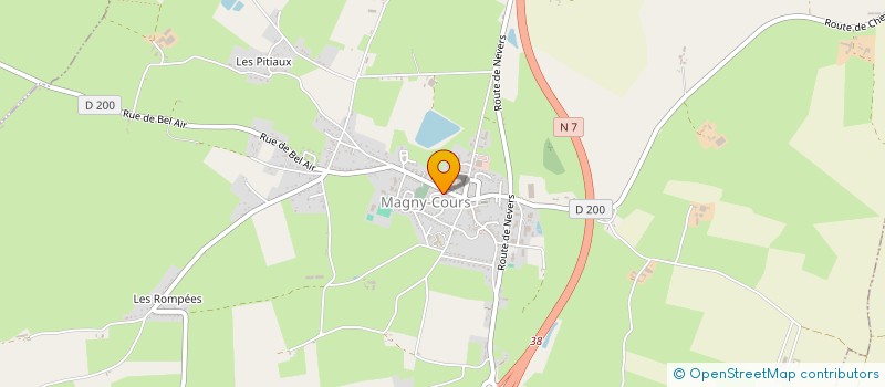 localisation de l'entreprise MONSIEUR CHRISTOPHE POIVRE à MAGNY-COURS