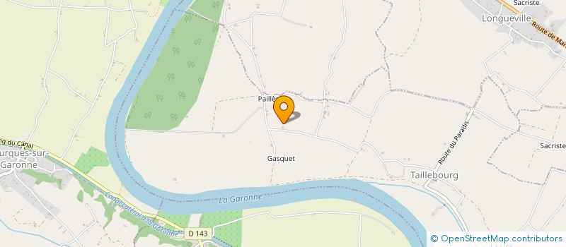 localisation de l'entreprise MONSIEUR CHRISTOPHE PONS  FOURQUES SUR GARONNE