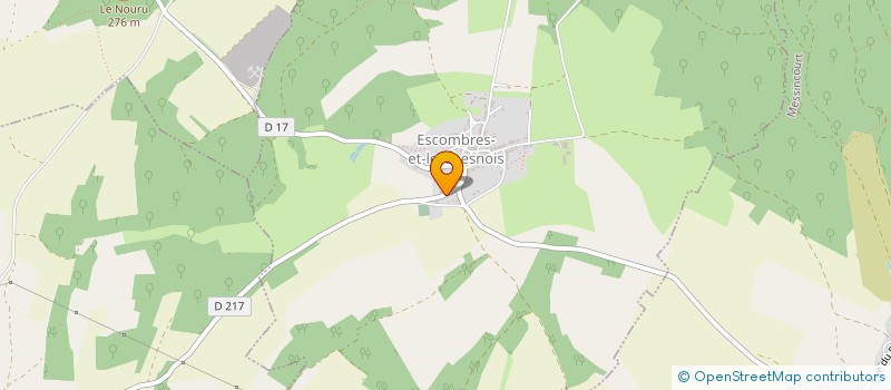 localisation de l'entreprise MONSIEUR CHRISTOPHE PONSIGNON  ESCOMBRES-ET-LE-CHESNOIS