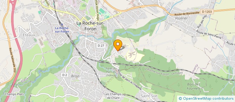 localisation de l'entreprise MONSIEUR CHRISTOPHE PONTEVIA à LA ROCHE-SUR-FORON