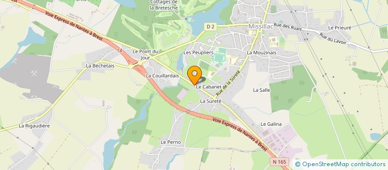 localisation de l'entreprise MONSIEUR CHRISTOPHE POP  MISSILLAC