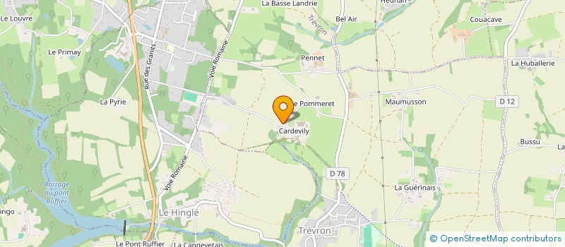 localisation de l'entreprise MONSIEUR CHRISTOPHE POPLAWSKI  TREVRON