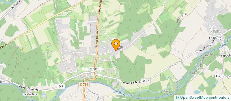 localisation de l'entreprise MONSIEUR CHRISTOPHE PORCHER  SELLES-SUR-CHER