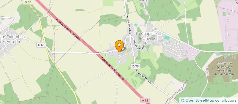 localisation de l'entreprise MONSIEUR CHRISTOPHE PORCHERON  LA CHAPELLE-LONGUEVILLE