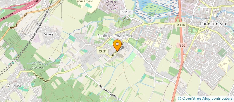 localisation de l'entreprise MONSIEUR CHRISTOPHE PORLIER  SAULX-LES-CHARTREUX