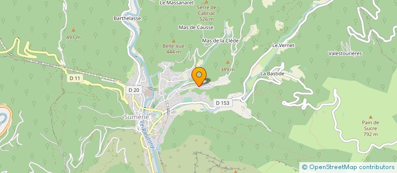 localisation de l'entreprise MONSIEUR CHRISTOPHE PORTALEZ  SUMENE