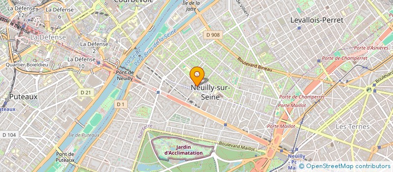 localisation de l'entreprise MONSIEUR CHRISTOPHE PORTEFAIX  NEUILLY-SUR-SEINE
