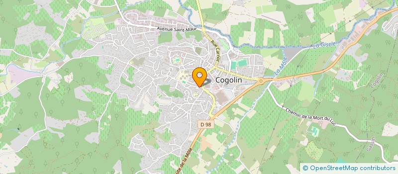 localisation de l'entreprise MONSIEUR CHRISTOPHE PORTENART à COGOLIN