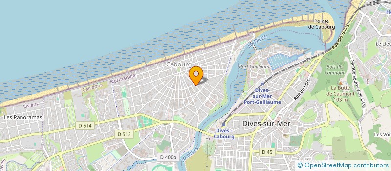 localisation de l'entreprise MONSIEUR CHRISTOPHE POTET  CABOURG