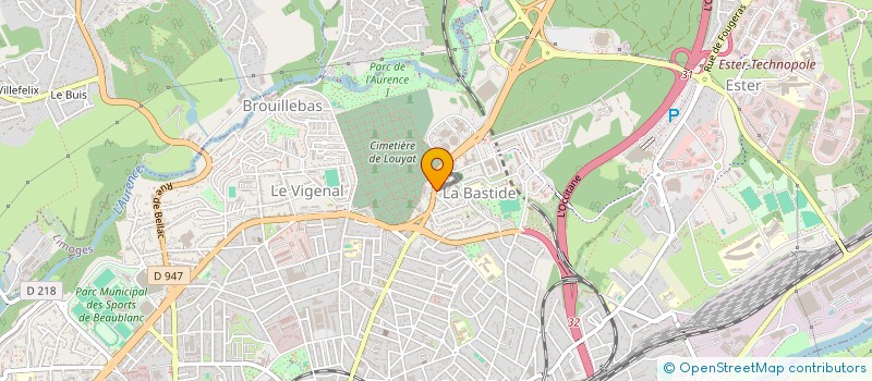 localisation de l'entreprise MONSIEUR CHRISTOPHE POTONNIER à LIMOGES