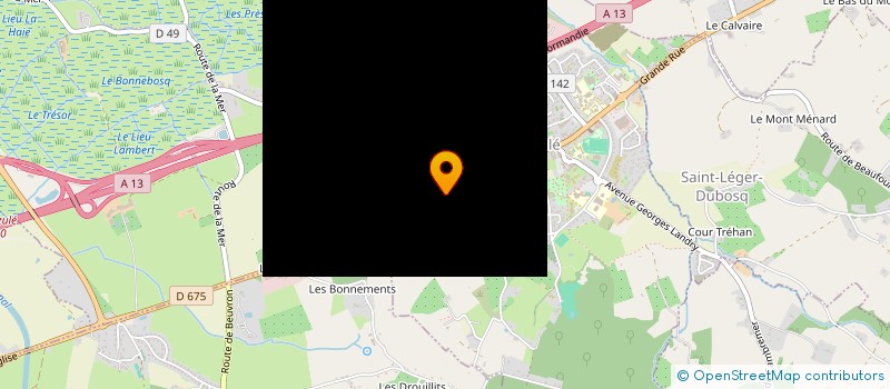 localisation de l'entreprise MONSIEUR CHRISTOPHE POTTIER  DOZULE