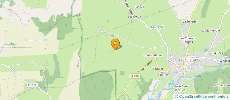 localisation de l'entreprise MONSIEUR CHRISTOPHE POUGET  SAUXILLANGES