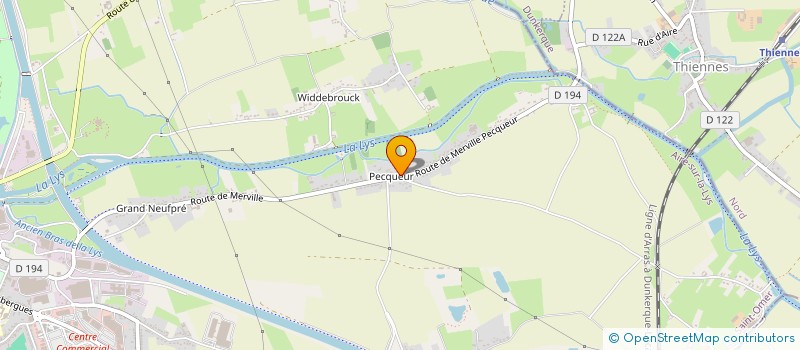 localisation de l'entreprise MONSIEUR CHRISTOPHE POUJADE  AIRE-SUR-LA-LYS