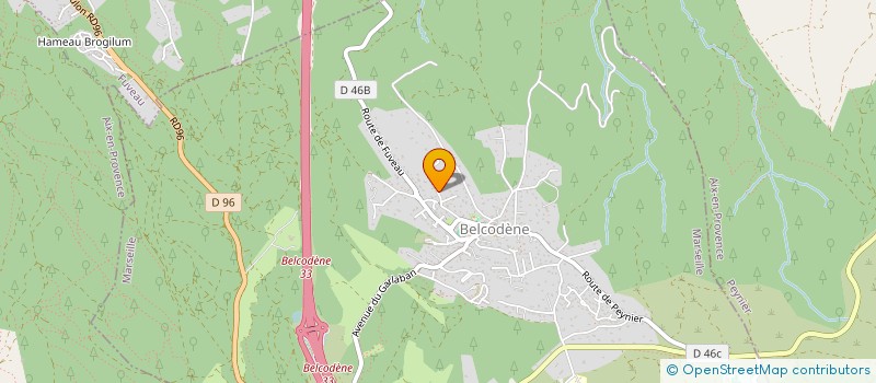 localisation de l'entreprise MONSIEUR CHRISTOPHE POUJAL  BELCODENE