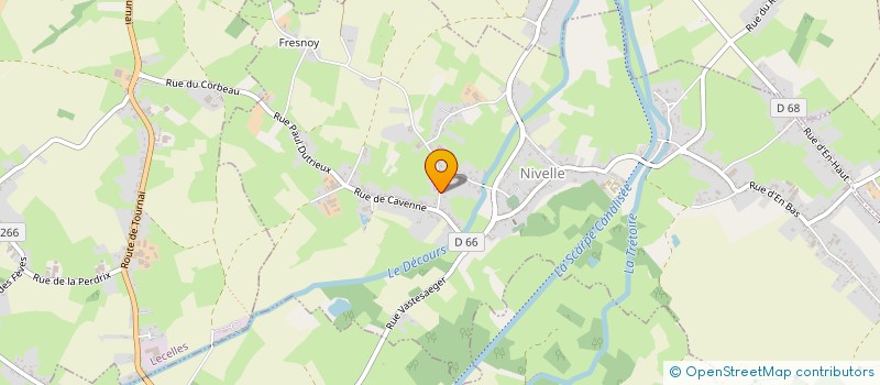 localisation de l'entreprise MONSIEUR CHRISTOPHE POULAIN  NIVELLE