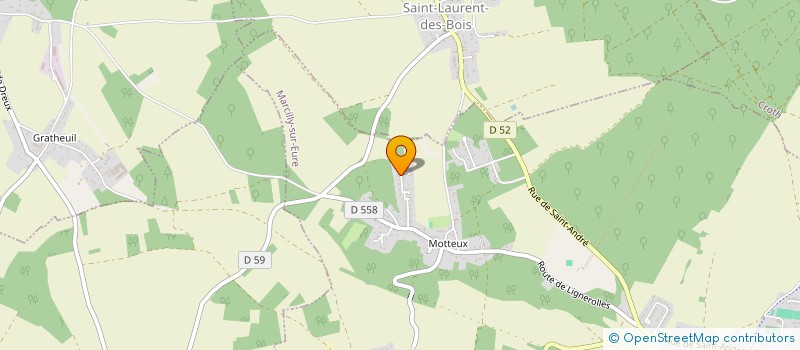 localisation de l'entreprise MONSIEUR CHRISTOPHE POULARD  MARCILLY-SUR-EURE