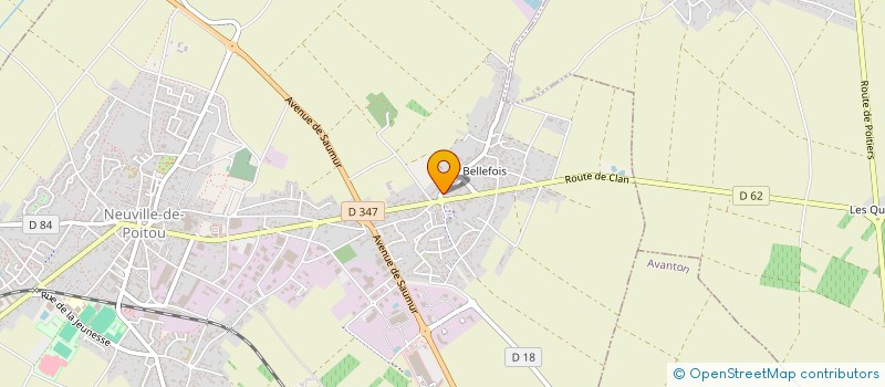 localisation de l'entreprise MONSIEUR CHRISTOPHE POUPARD  NEUVILLE-DE-POITOU