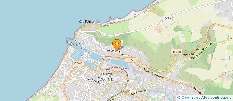 localisation de l'entreprise MONSIEUR CHRISTOPHE POUPEL  FECAMP