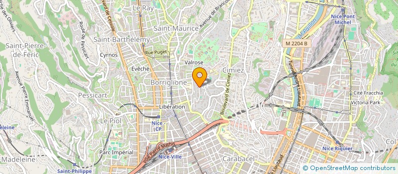 localisation de l'entreprise MONSIEUR CHRISTOPHE PRADERE à NICE