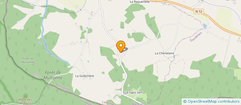 localisation de l'entreprise MONSIEUR CHRISTOPHE PREEL à SAINT-ELLIER-LES-BOIS
