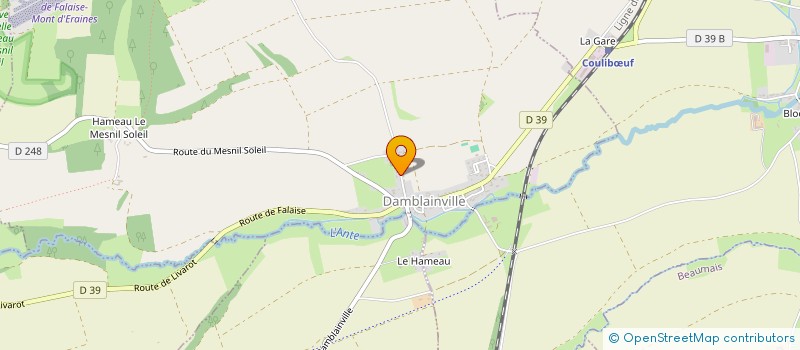 localisation de l'entreprise MONSIEUR CHRISTOPHE PRESTAVOINE  DAMBLAINVILLE