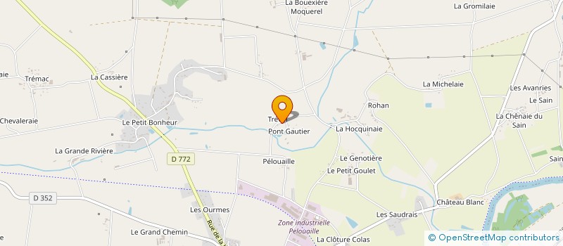 localisation de l'entreprise MONSIEUR CHRISTOPHE PRIER  GUIPRY-MESSAC