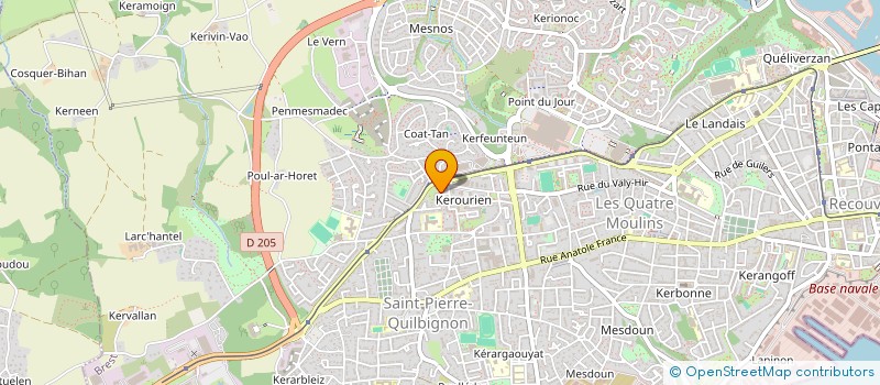 localisation de l'entreprise MONSIEUR CHRISTOPHE PRIGENT à BREST