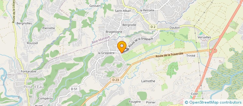 localisation de l'entreprise MONSIEUR CHRISTOPHE PRODHOMME  PETIT-BOURG