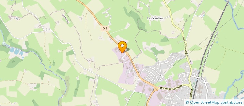 localisation de l'entreprise MONSIEUR CHRISTOPHE PROVOST  SAINT-AUBIN-DES-COUDRAIS