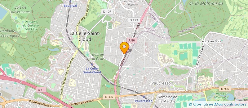 localisation de l'entreprise MONSIEUR CHRISTOPHE PROVOST-LAUX  LA CELLE-SAINT-CLOUD