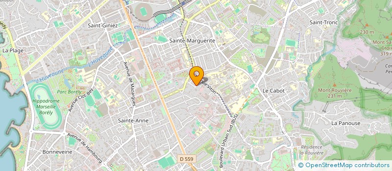 localisation de l'entreprise MONSIEUR CHRISTOPHE PRUDHON  MARSEILLE