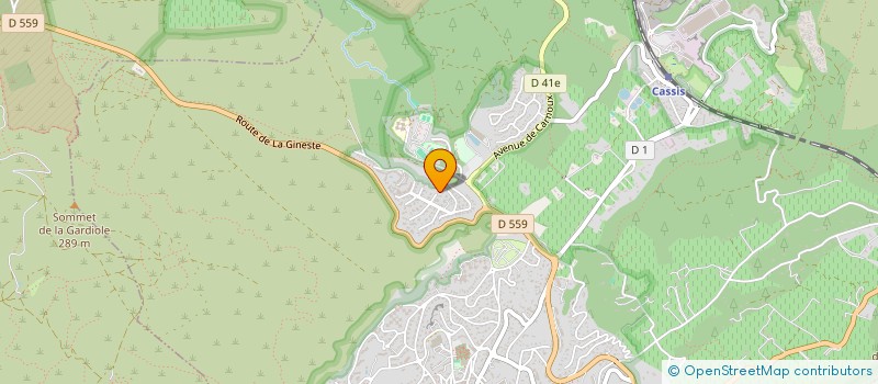 localisation de l'entreprise MONSIEUR CHRISTOPHE PRUDHON  CASSIS