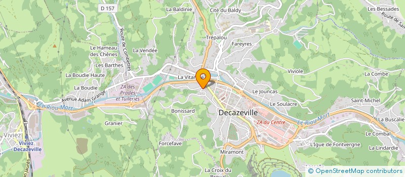localisation de l'entreprise MONSIEUR CHRISTOPHE PUCHEU  DECAZEVILLE