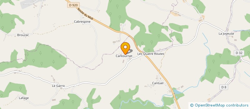 localisation de l'entreprise MONSIEUR CHRISTOPHE PUECH à ARPAJON-SUR-CERE