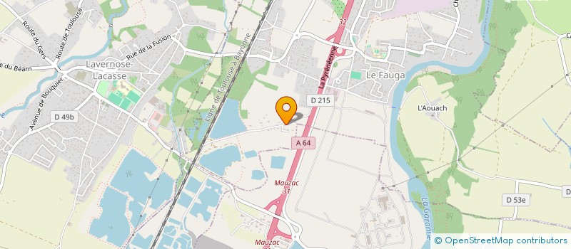 localisation de l'entreprise MONSIEUR CHRISTOPHE PUGET  LE FAUGA