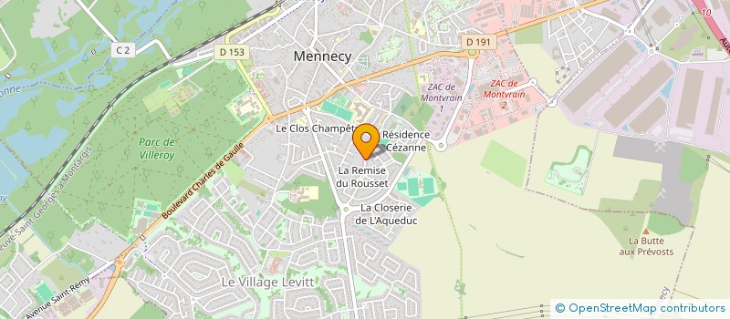 localisation de l'entreprise MONSIEUR CHRISTOPHE PUGLIESE à MENNECY