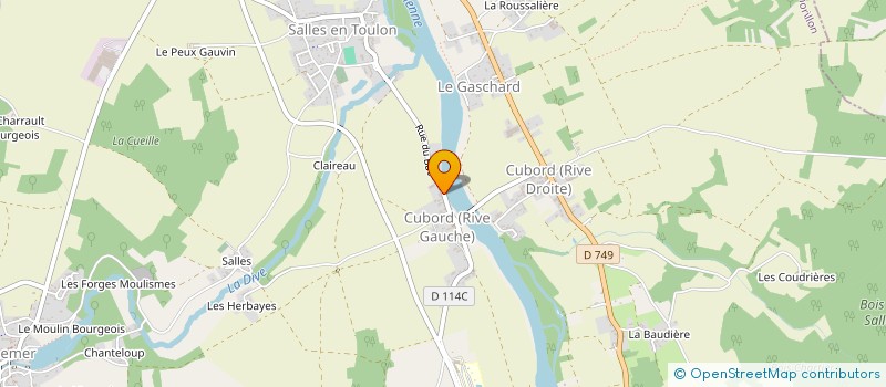 localisation de l'entreprise MONSIEUR CHRISTOPHE PUISAIS  VALDIVIENNE