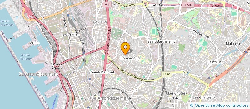 localisation de l'entreprise MONSIEUR CHRISTOPHE PUTE COTTE DE RENEVILLE à MARSEILLE