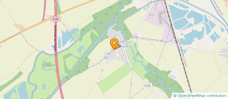 localisation de l'entreprise MONSIEUR CHRISTOPHE QUELIN  CONDE-SUR-SUIPPE